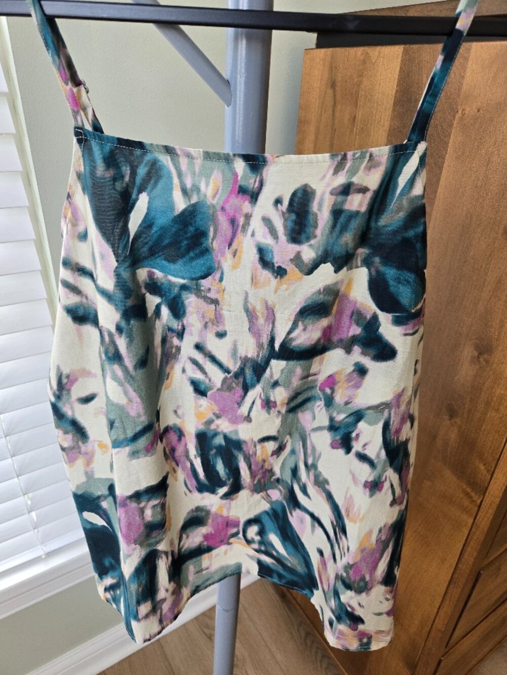 Nordstrom Square Neck Cotton & Silk Camisole